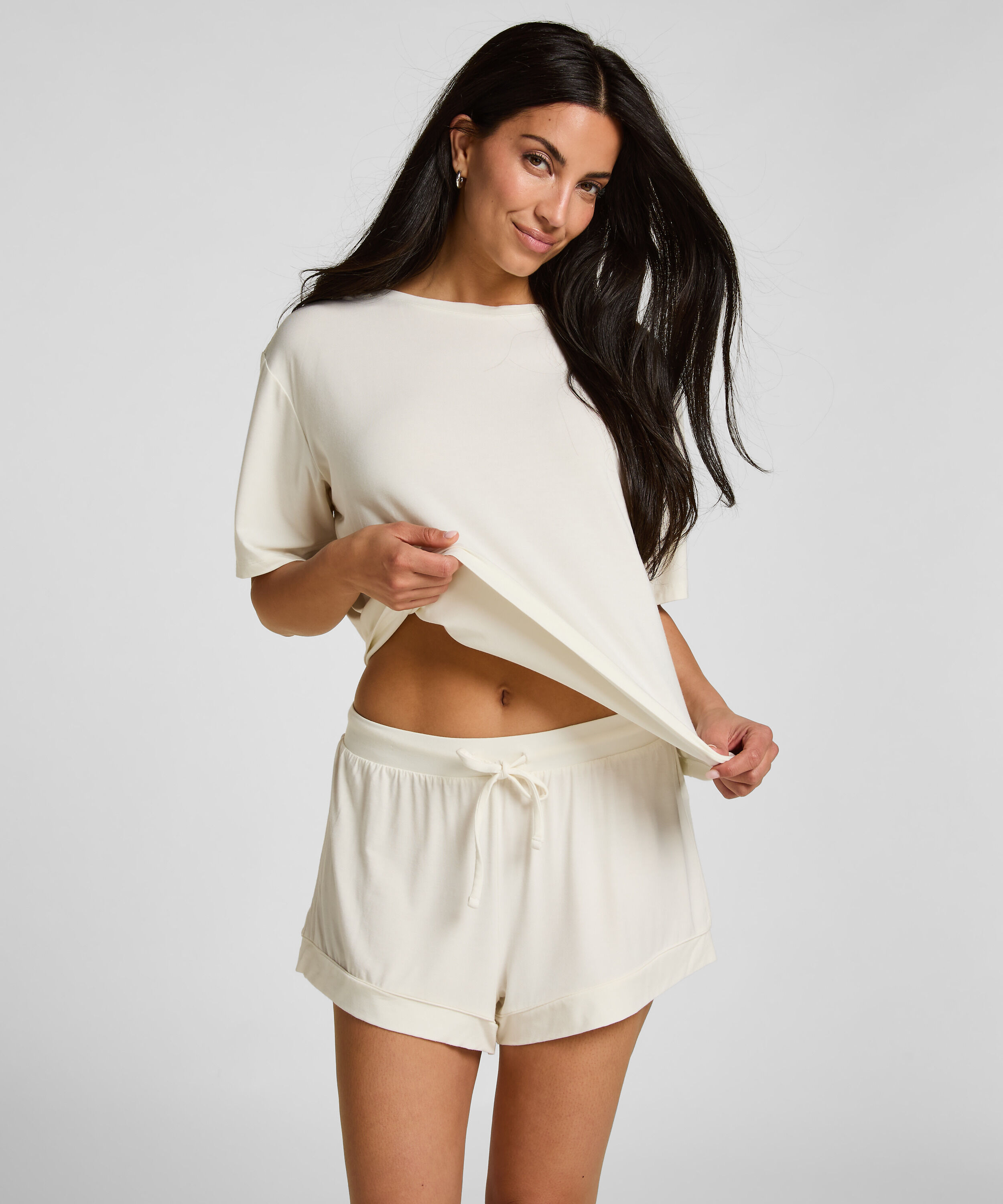 Pyjamas Topp Jersey Kortermet