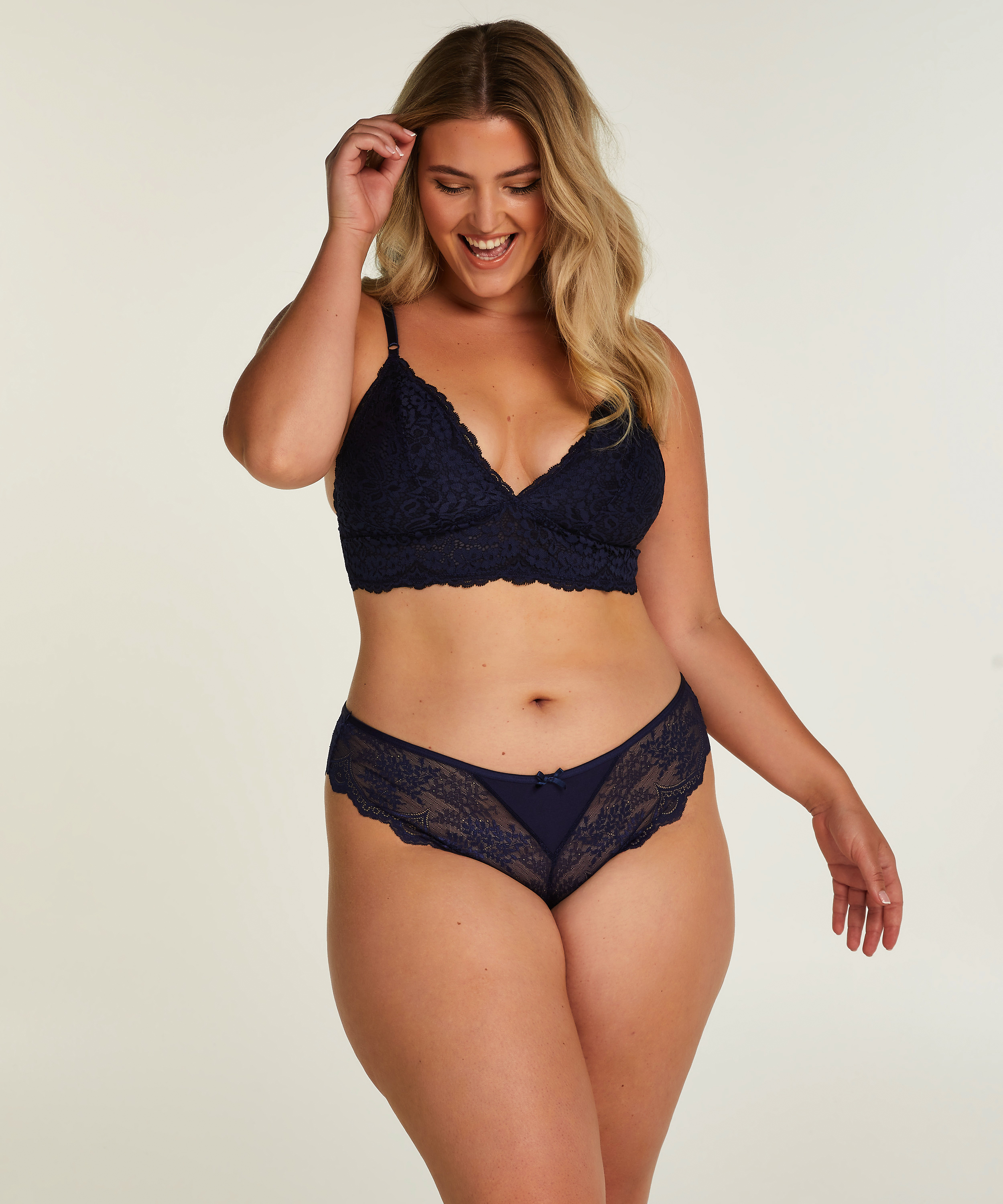 Rose bralette, Blå, main