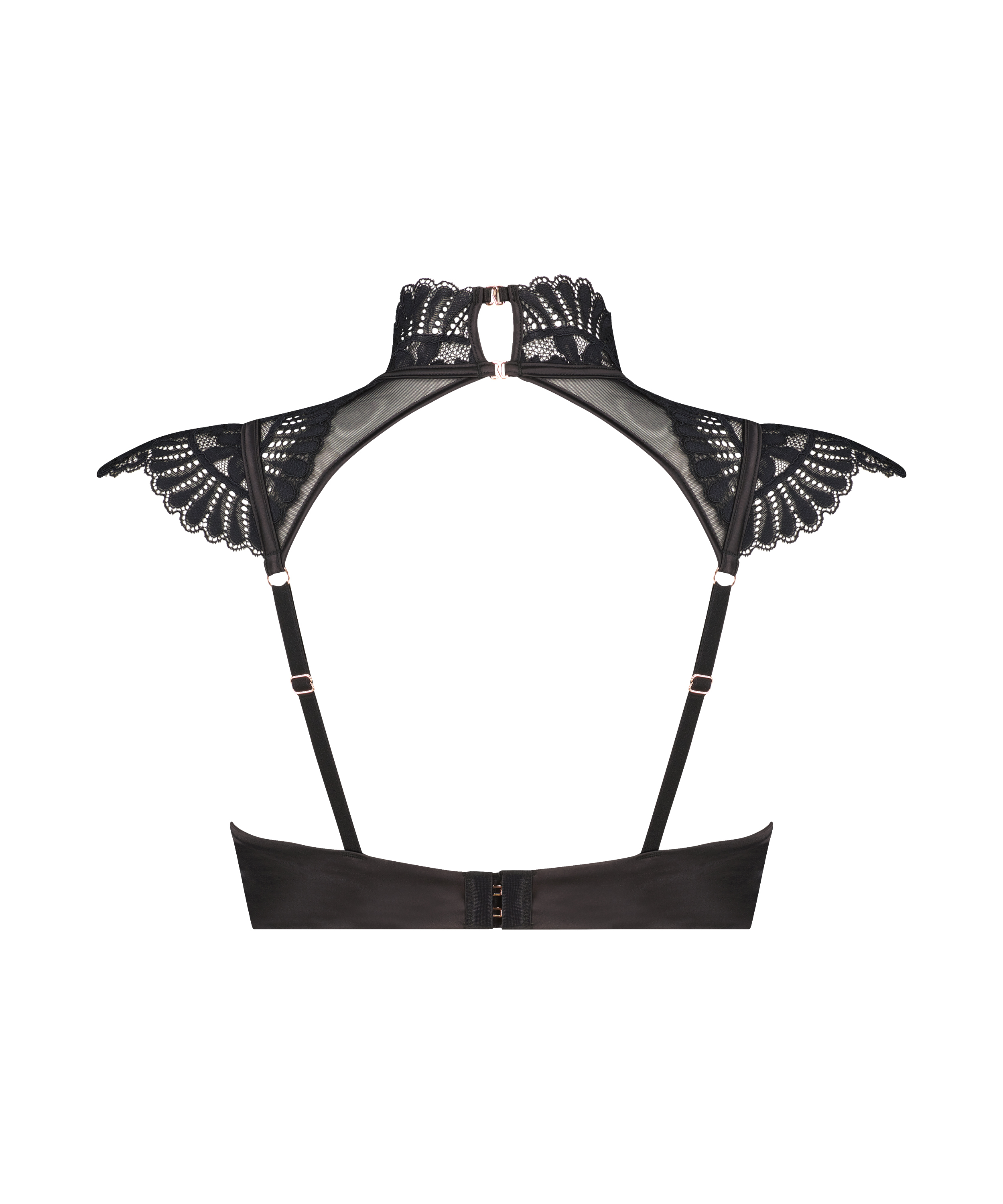 Polstret spile-BH Jamie, Svart, main