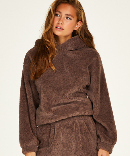Fleece Snuggle hettegenser, Gr&aring;