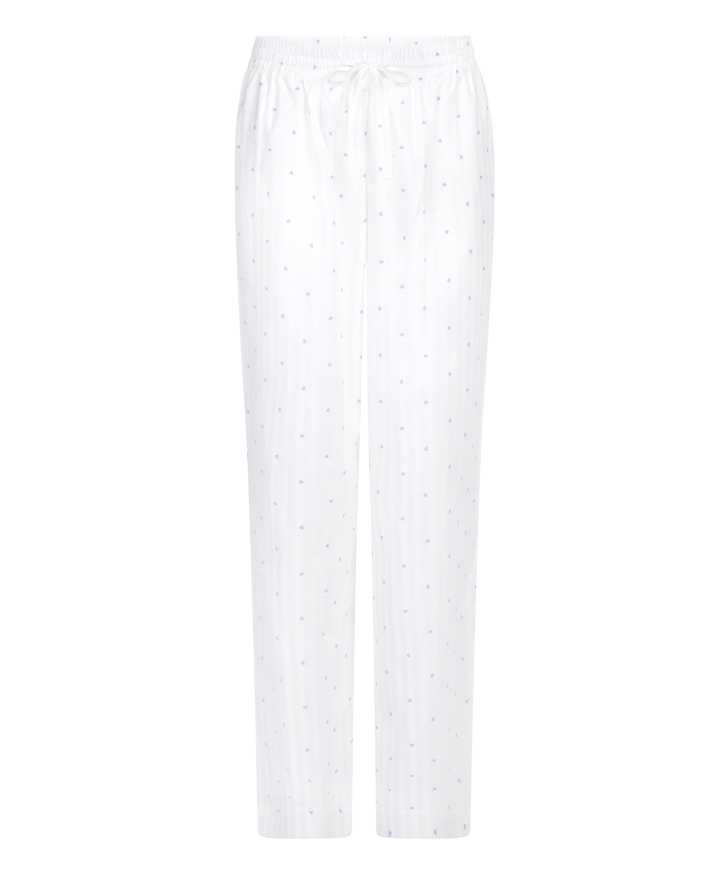 Pysjamasbukse Jacquard Hearts, Bl&aring;, main
