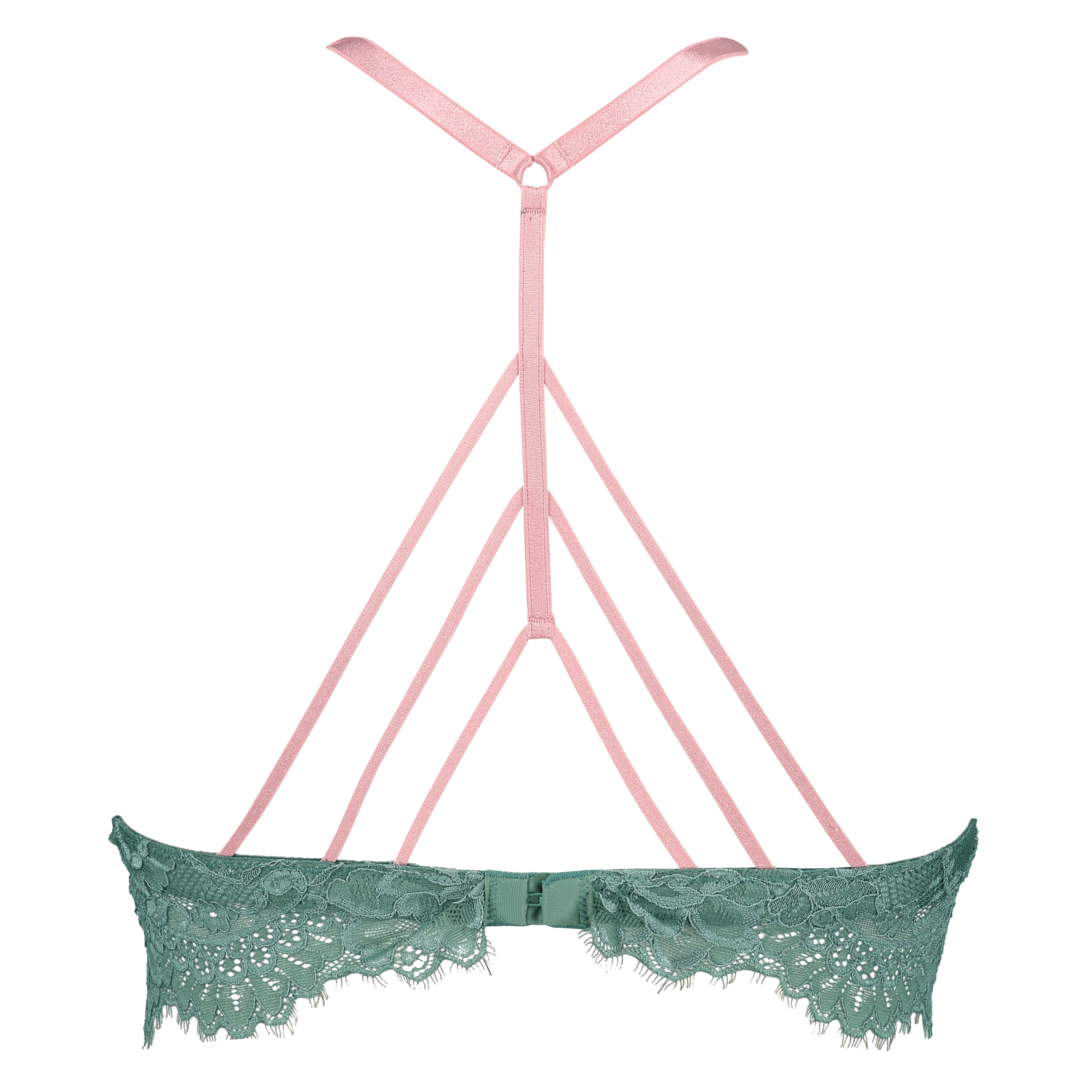 Illuna triangle bralette, Gr&oslash;nn, main