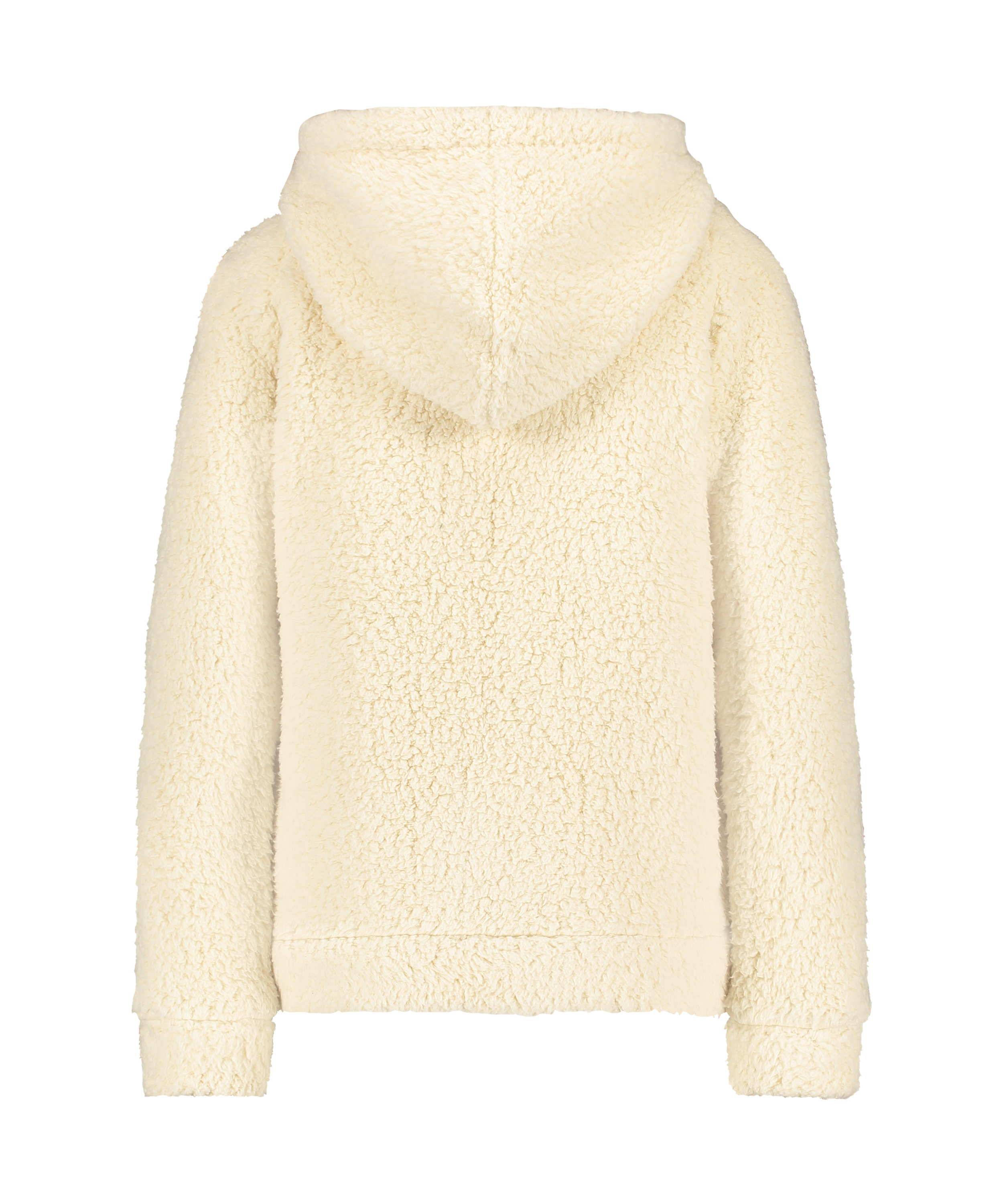 Fleece cardigan, Beige, main