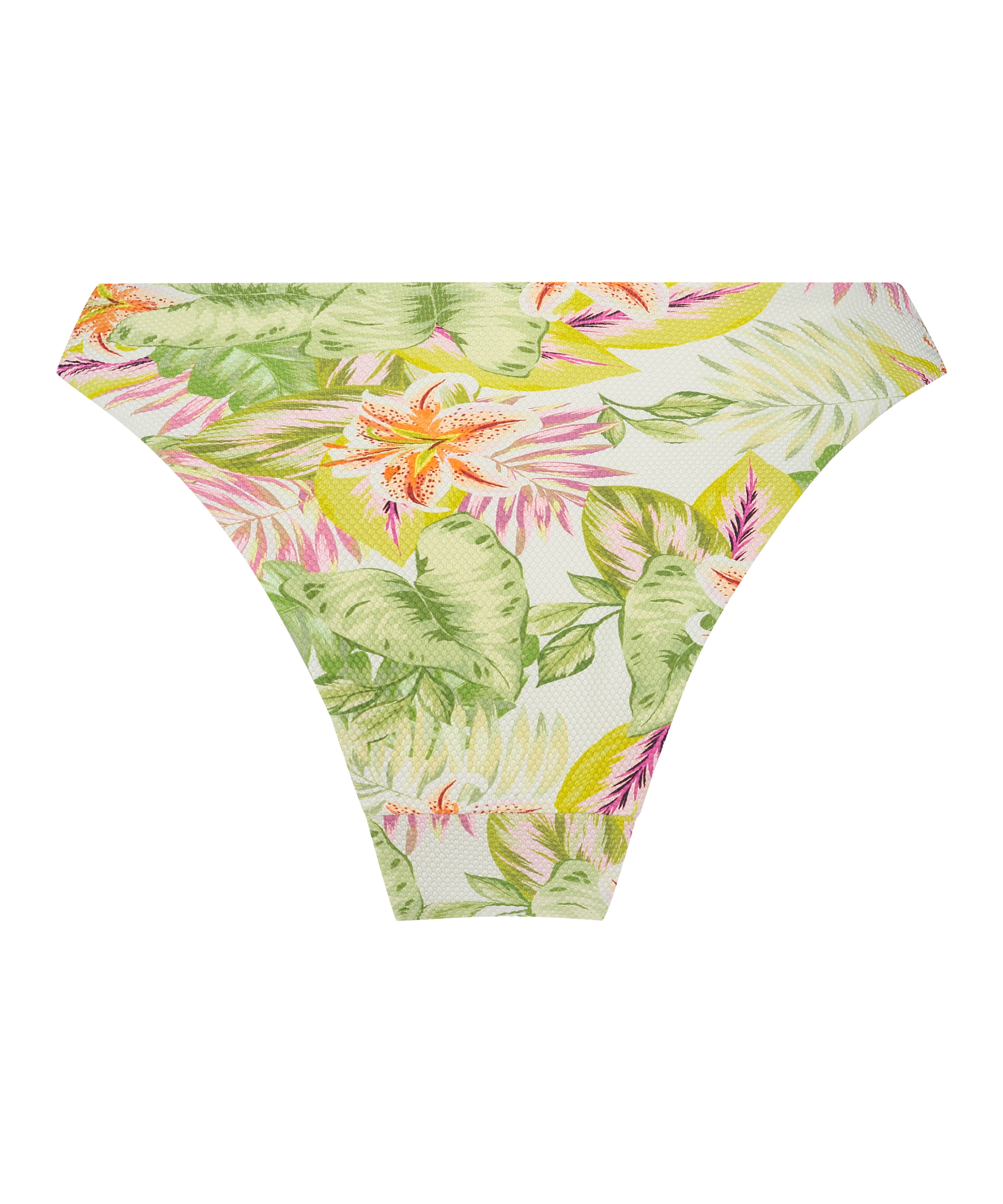 Høykuttet Bikini Underdel Tropics, Hvit, main