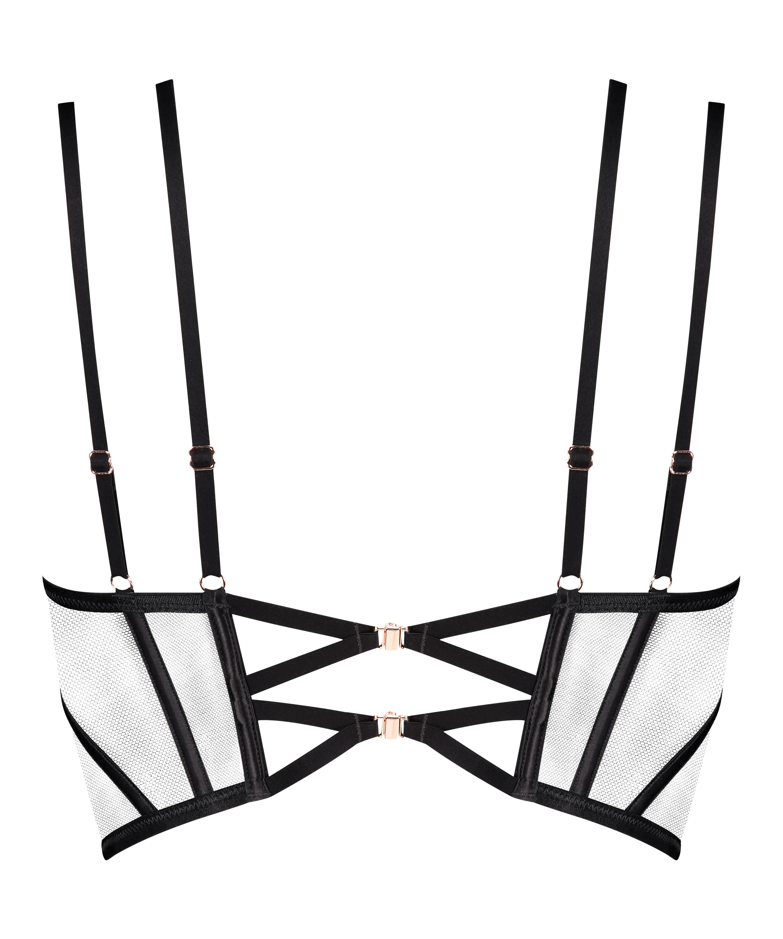 Bustier Paige, Svart, main