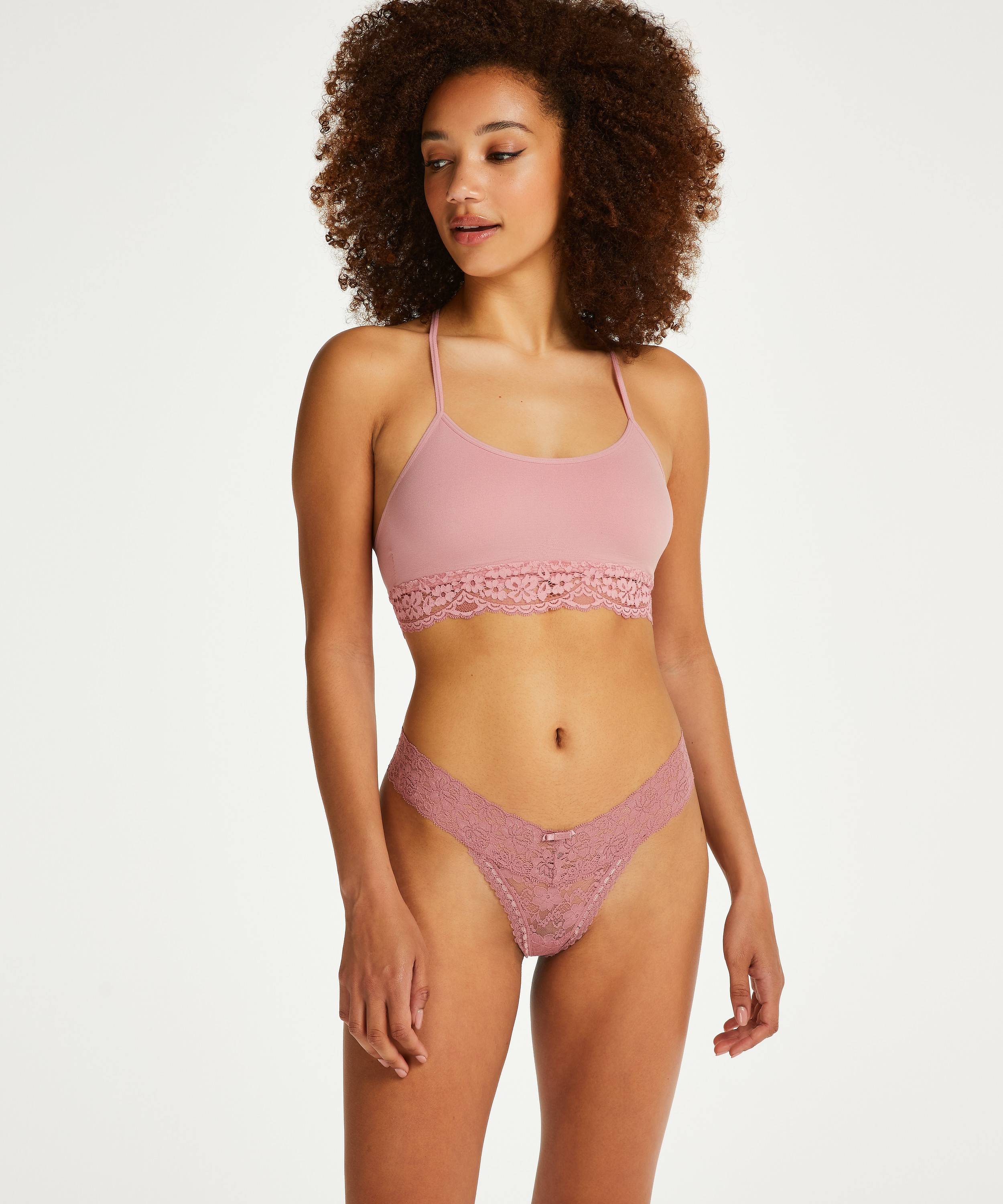 Marine s&oslash;ml&oslash;s bralette, Rosa, main