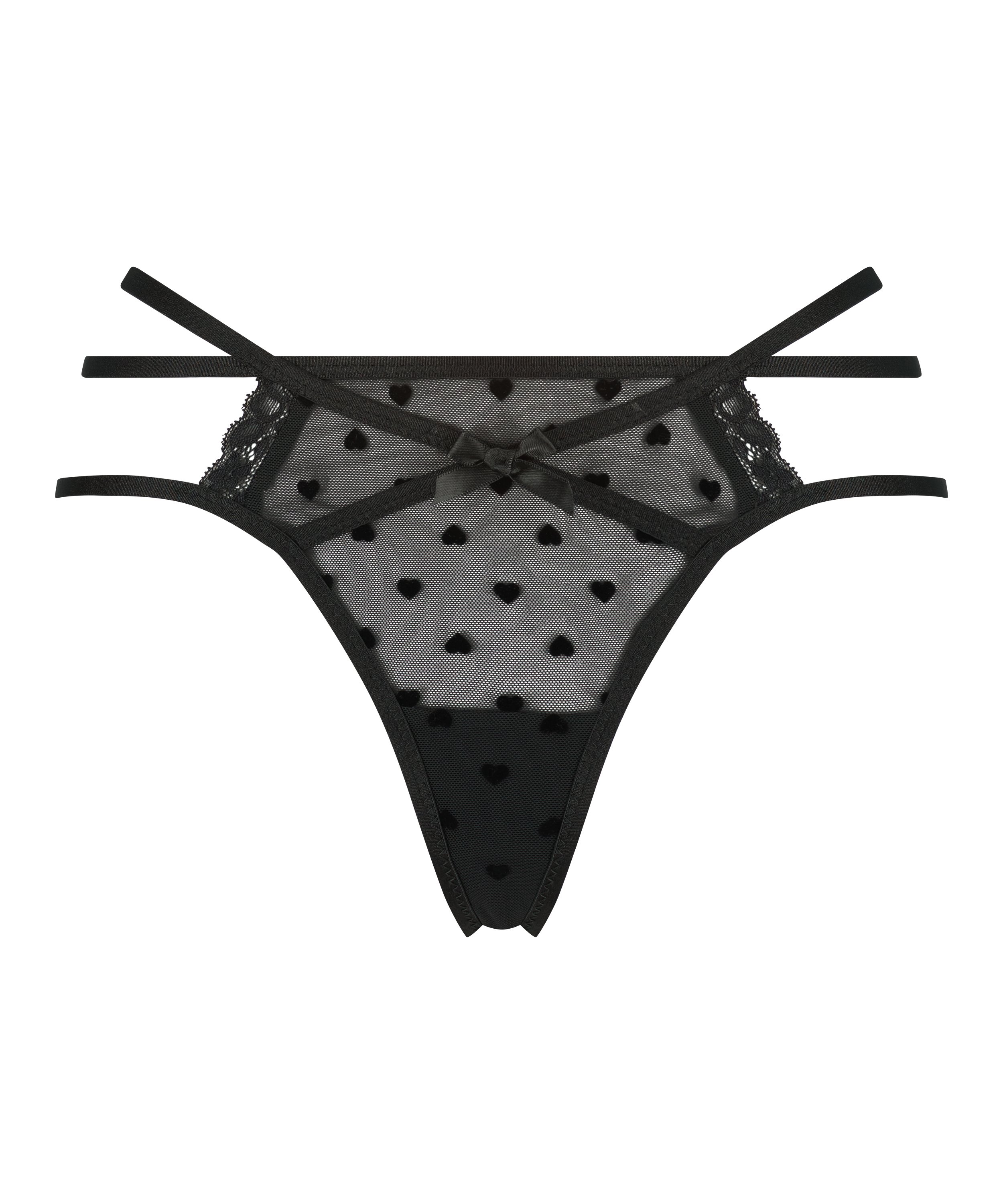 G-streng Melda, Svart, main