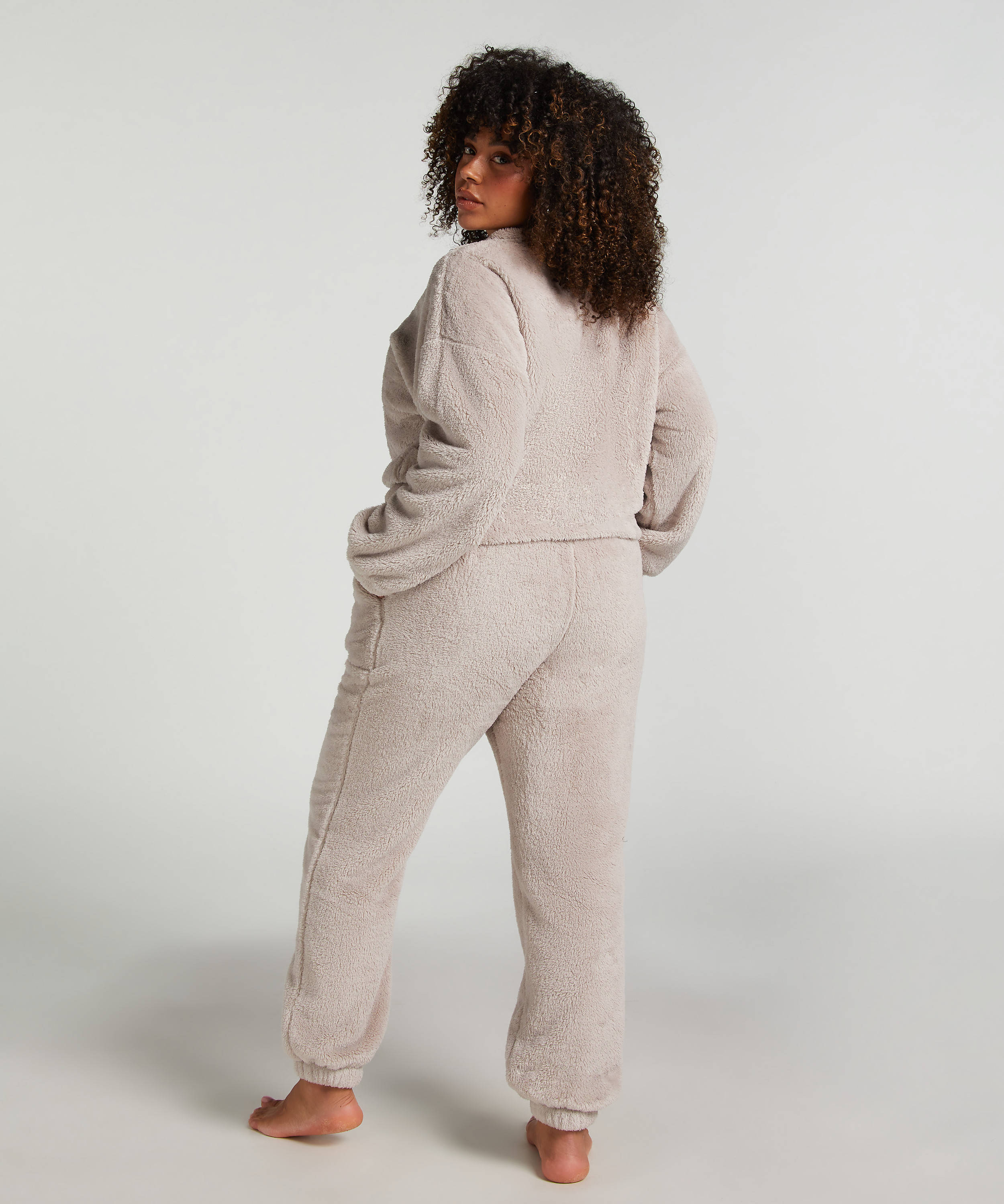 Topp Snuggle Fleece, Grå, main