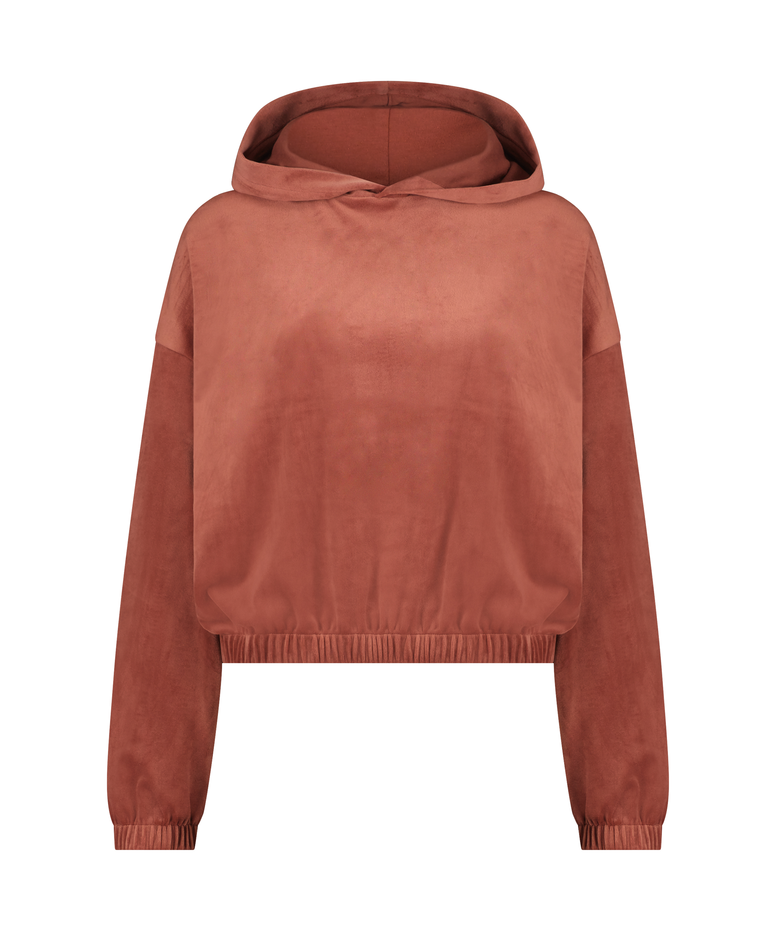 Topp Velours, Brun, main