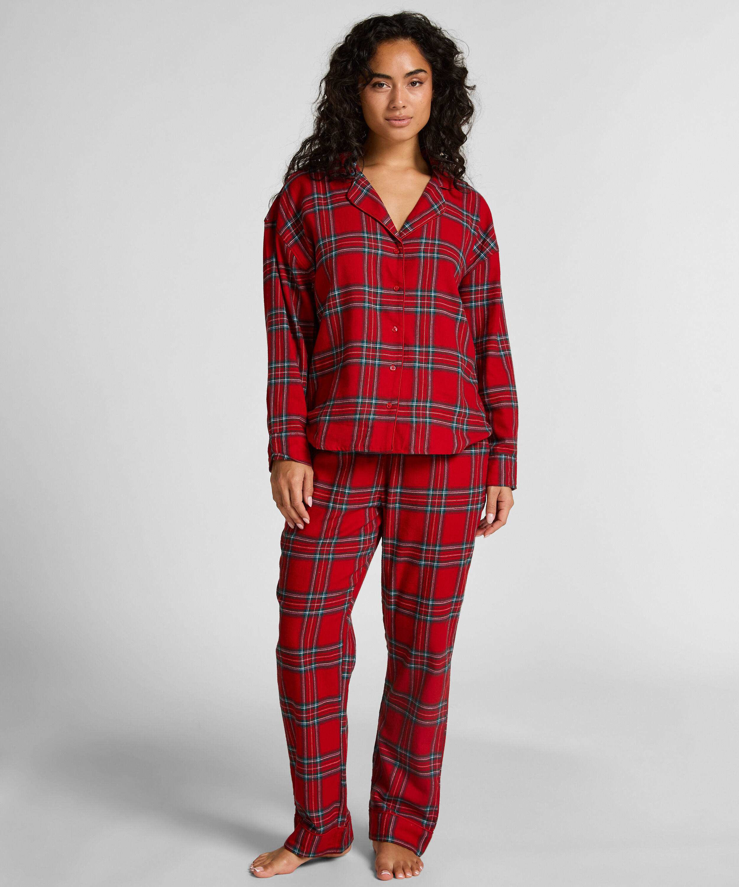 Pysjamatopp Flanell
