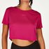 HKMX Crop-topp Mesh, Rosa