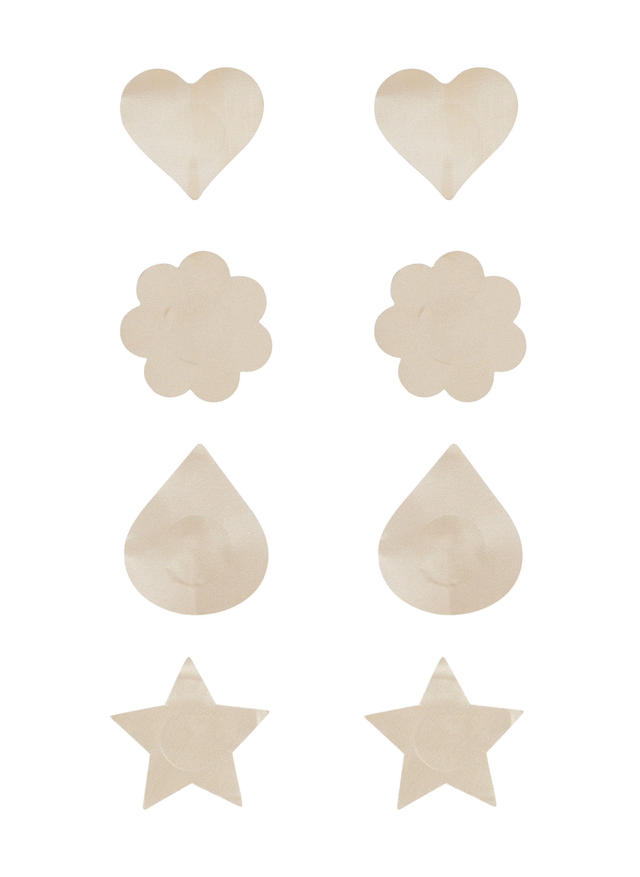 4-pakning Nipple Covers, Beige, main