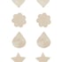 4-pakning Nipple Covers, Beige