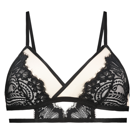 Bella Triangle Bralette, Svart