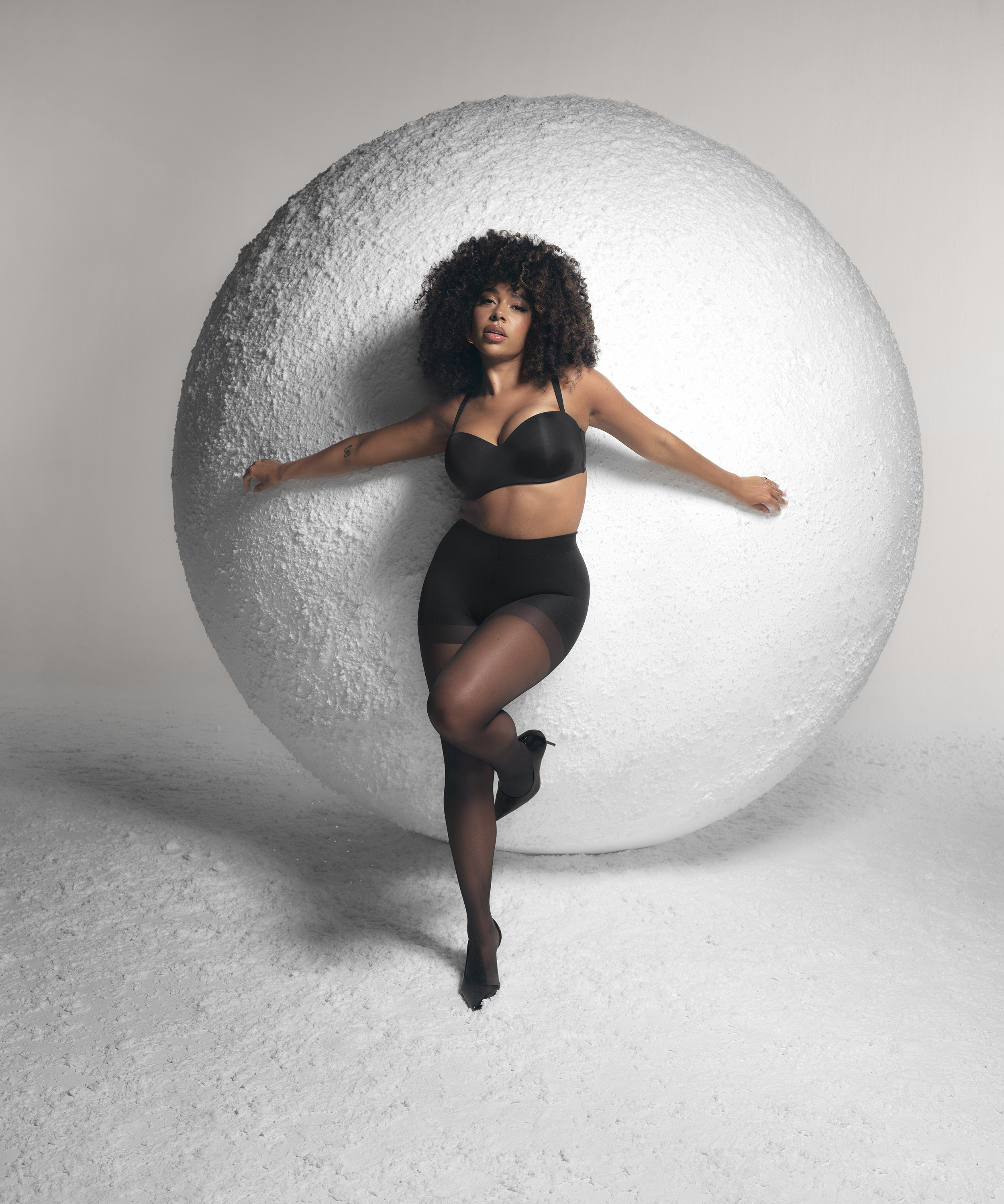 Foret pushup-BH uten stropper Smooth, Svart, main