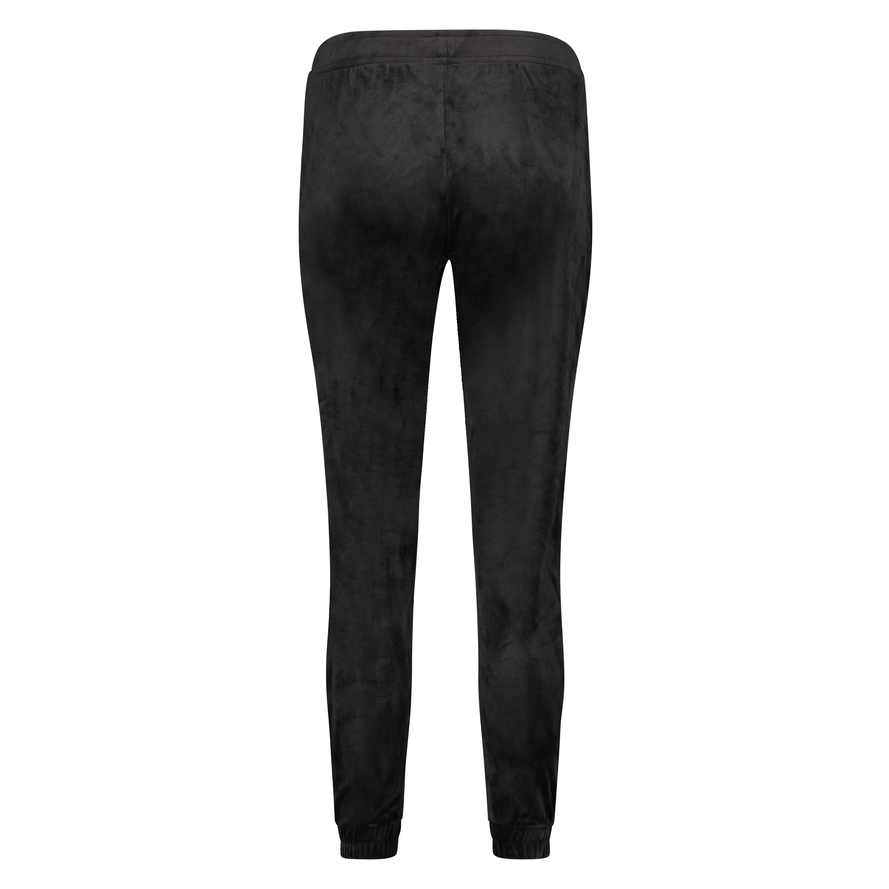Velvet lurex joggebukser, Svart, main