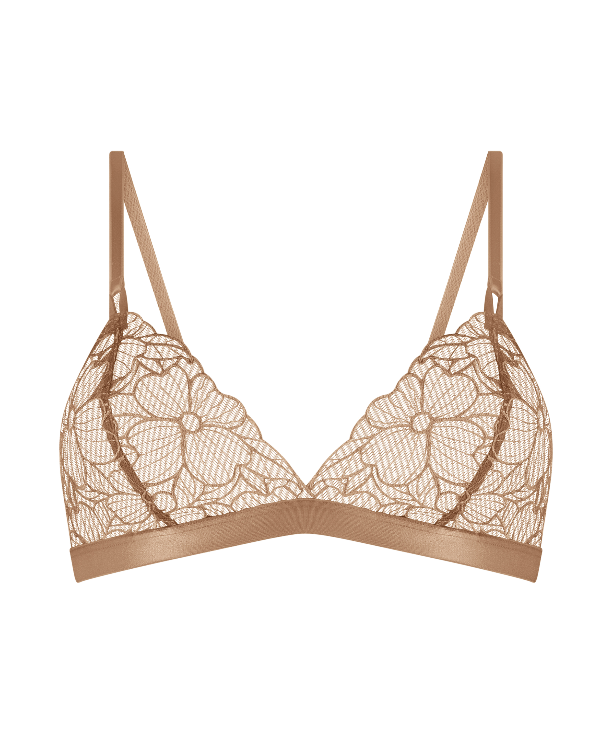 Bralette Anya, Brun, main
