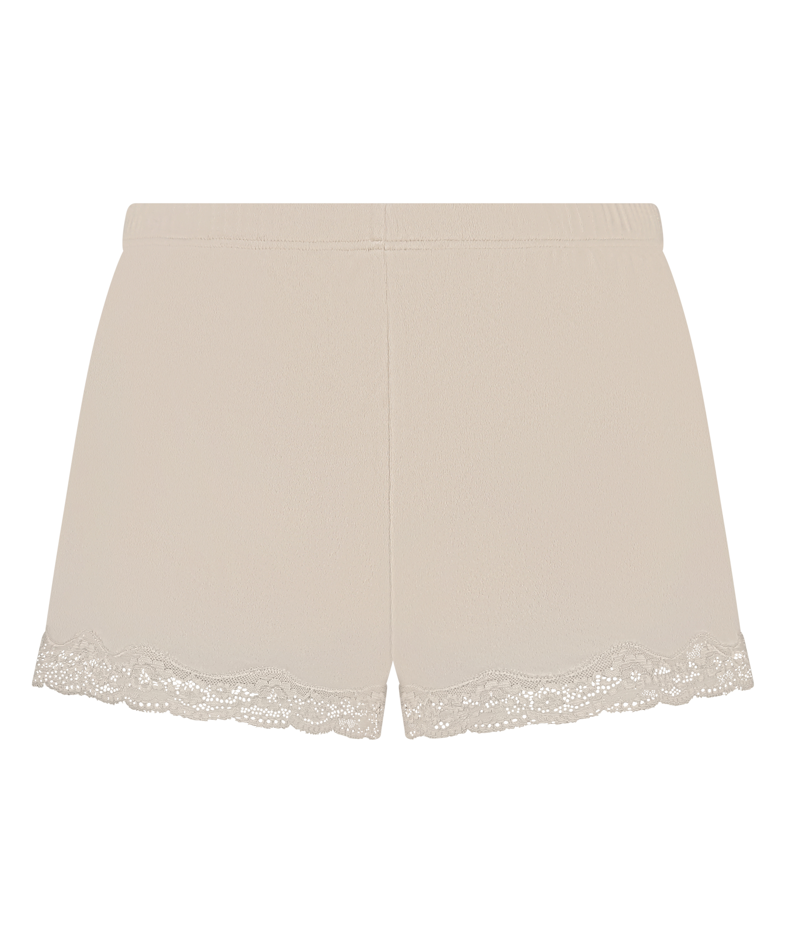 Shorts i blondevelur, Beige, main