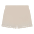 Shorts i blondevelur, Beige