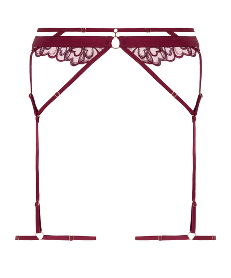 Strømpeholdere Scarlett, Rød