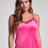 Cami-topp Velours Lace, Rosa