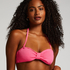 Bandeau Bikinitopp Crinkle, Rosa