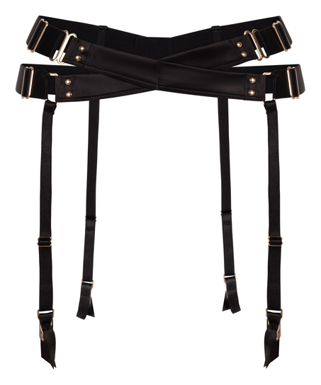 Strømpeholdere Colette, Svart