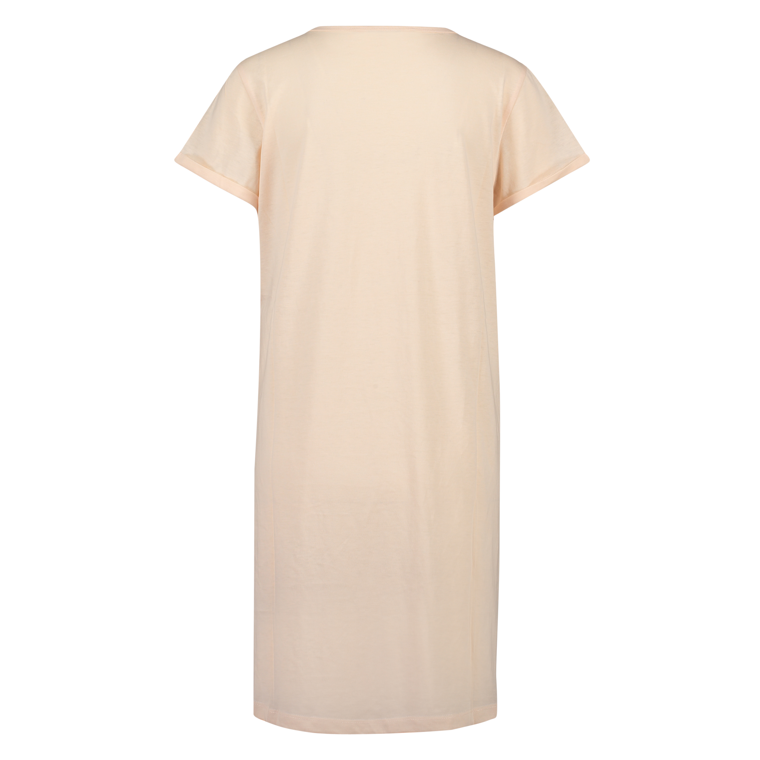 Nightshirt V-neck, Rosa, main
