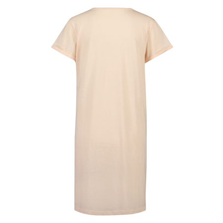Nightshirt V-neck, Rosa