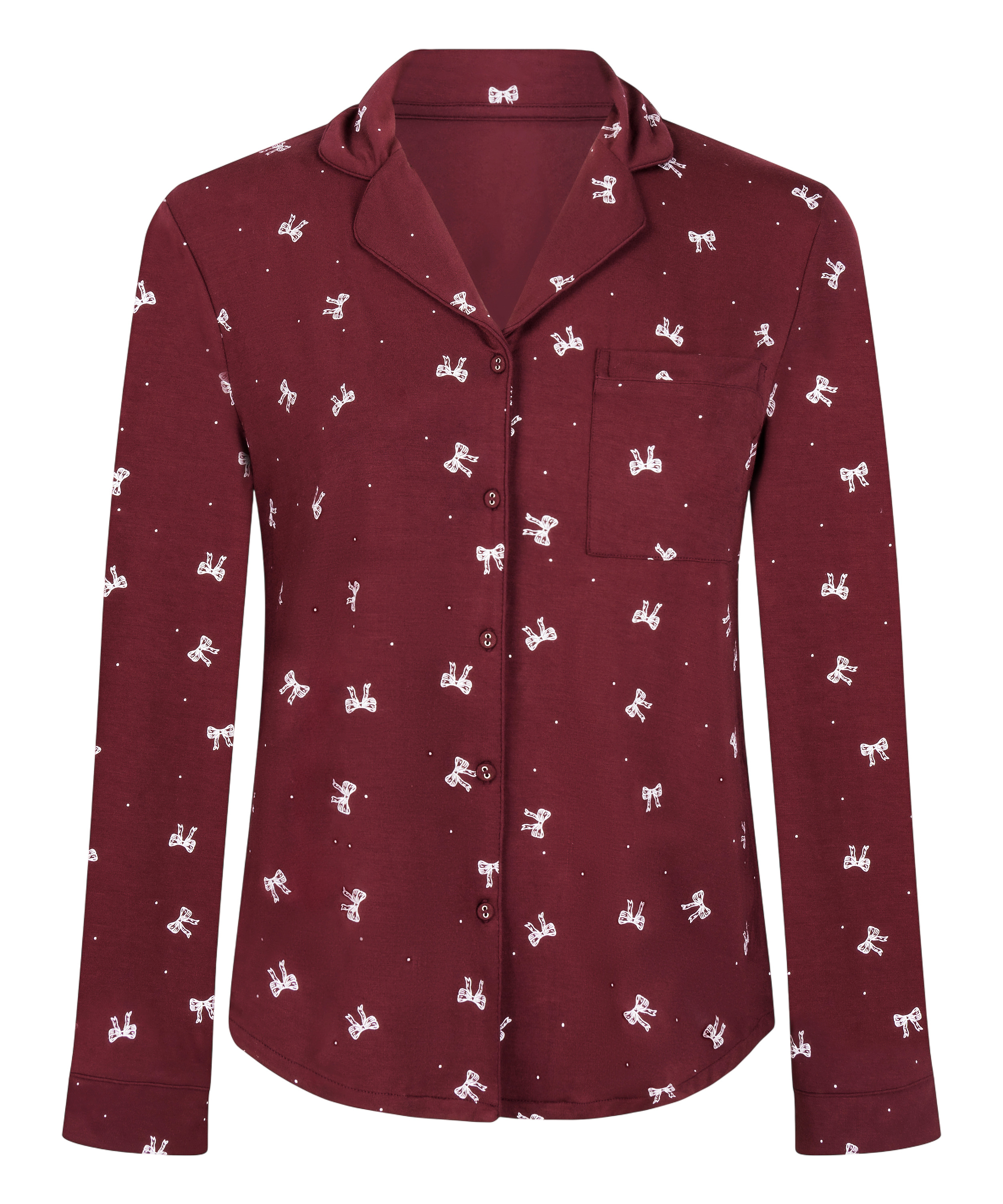 Essential langermet jakke i jerseystoff, Lilla, main