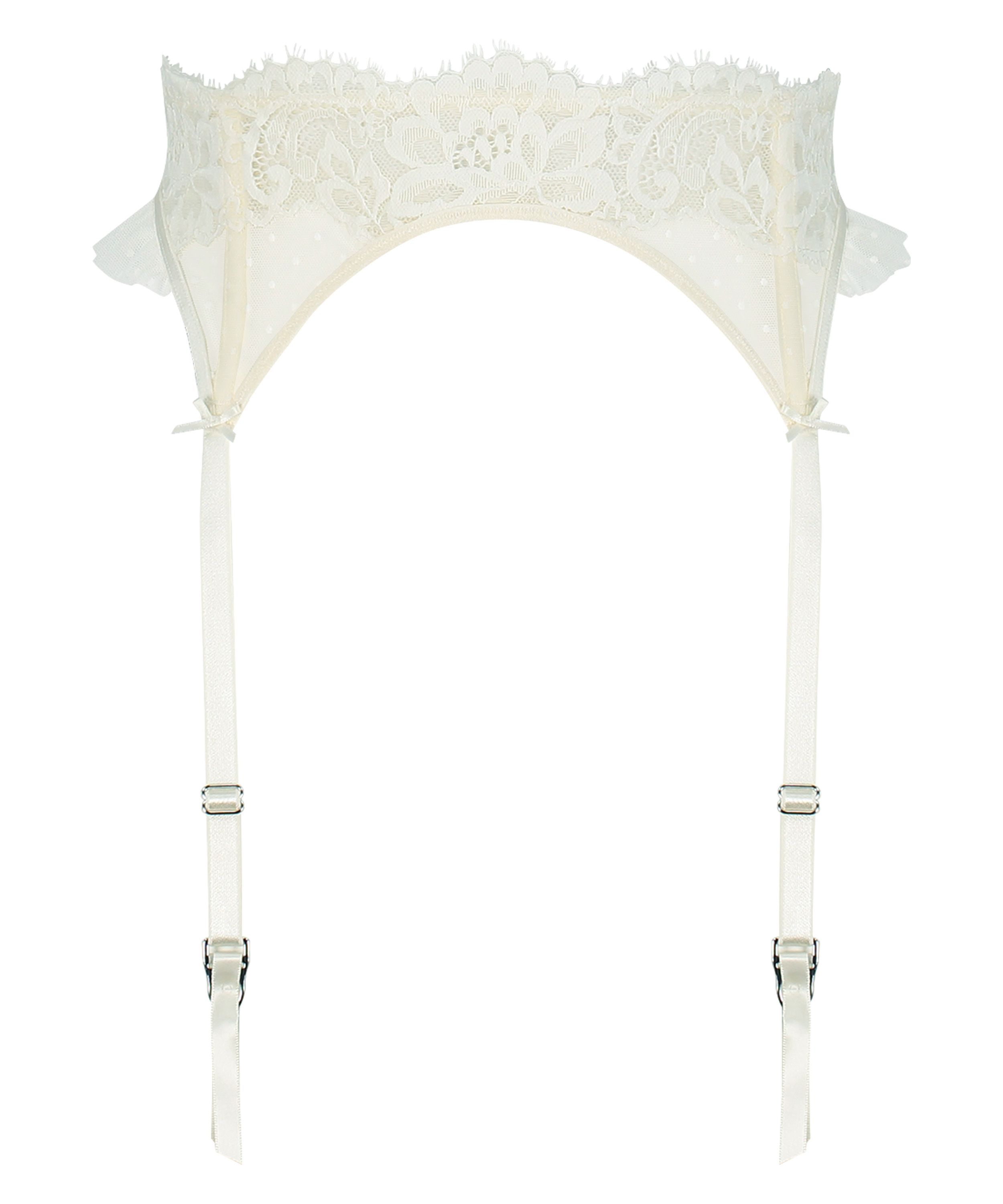 Strømpeholdere Harmony, Hvit, main