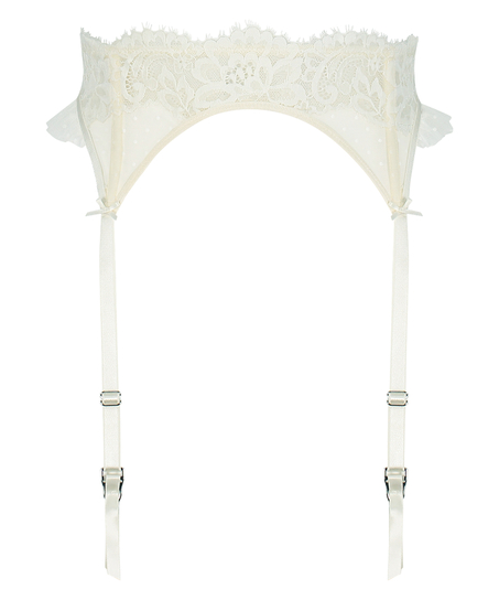 Strømpeholdere Harmony, Hvit