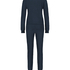 Waffle pyjama set, Blå