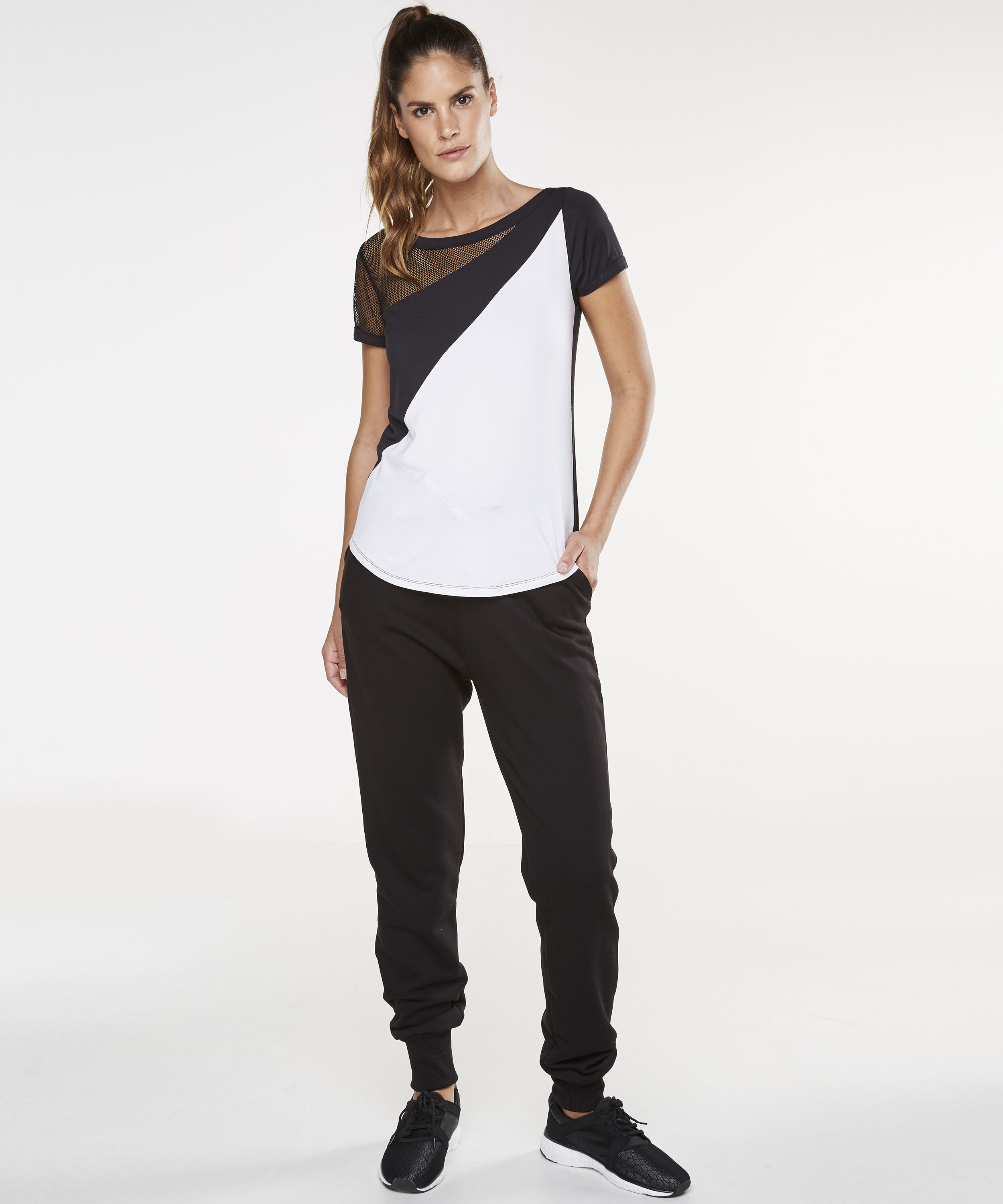HKMX Branded Boyfriend Jogging Pants, Svart