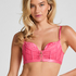 Vatterte push-up bøyle-bh Sable, Rosa