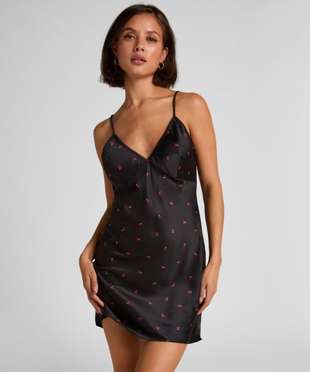 Slipdress Chelsey, Svart