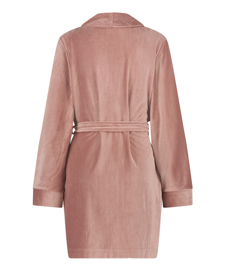 Velvet badekåpe, Rosa