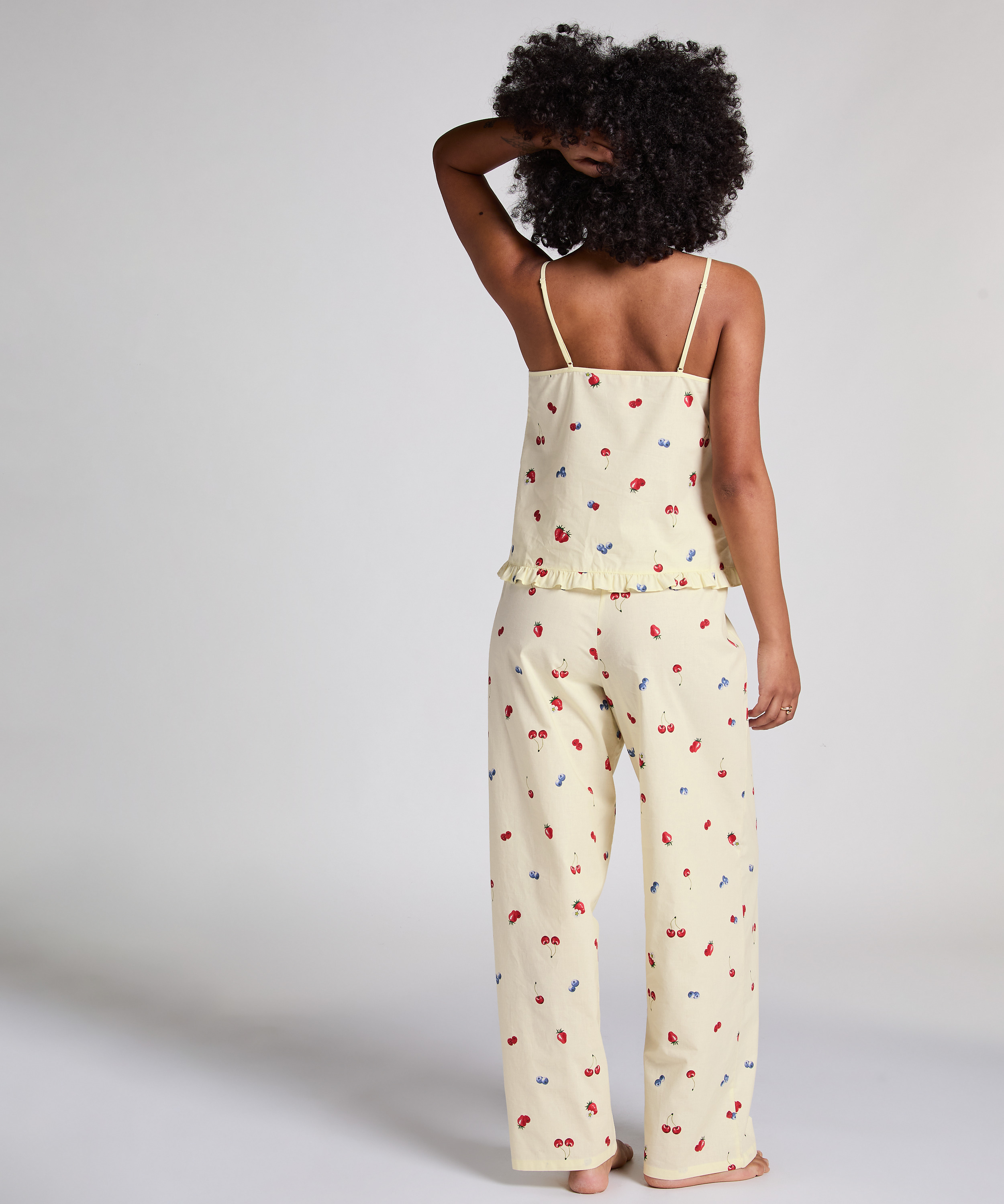 Vevde bukser, Gul, main