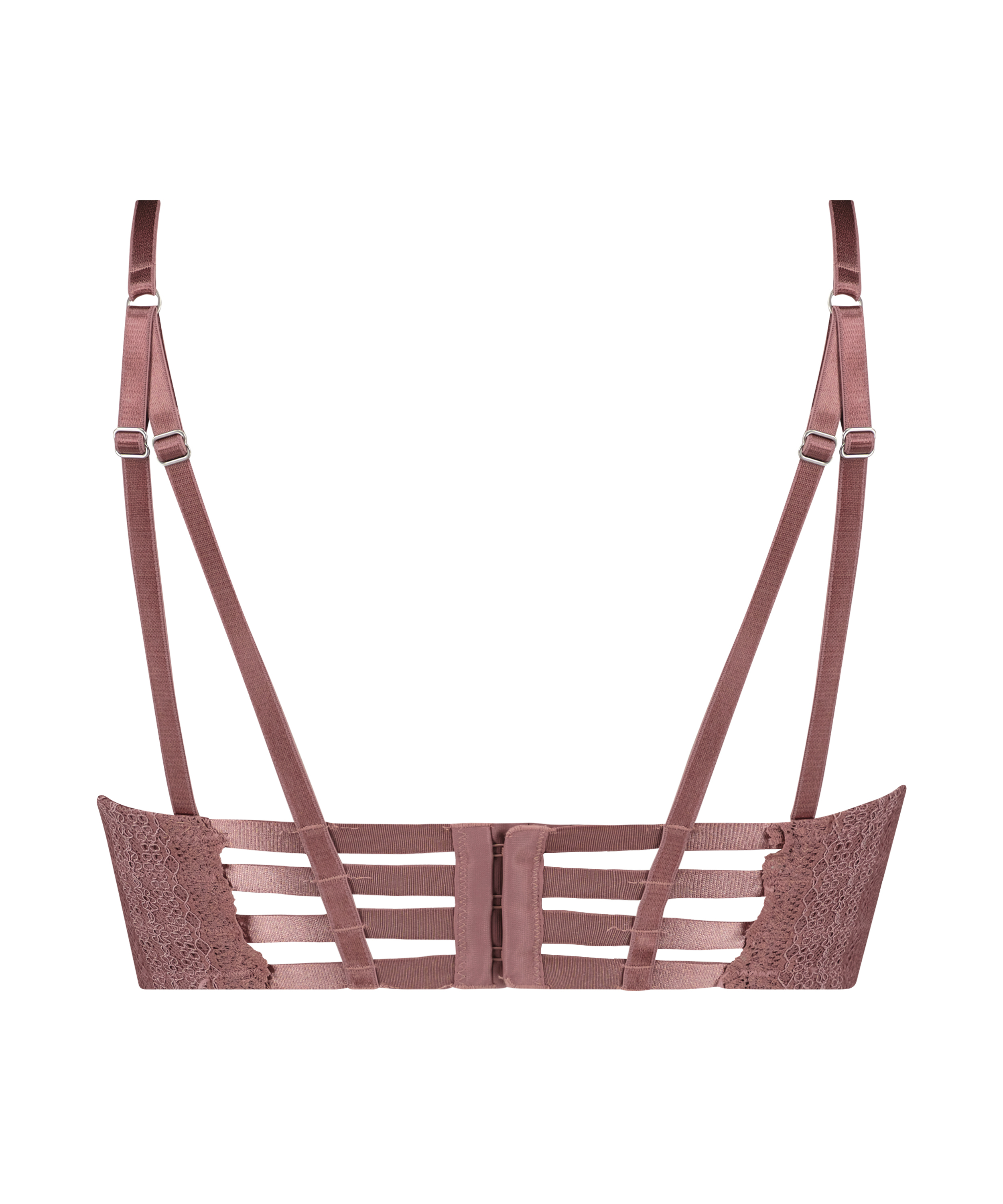 Chynna Longline polstret pushup-BH med spiler, Lilla, main