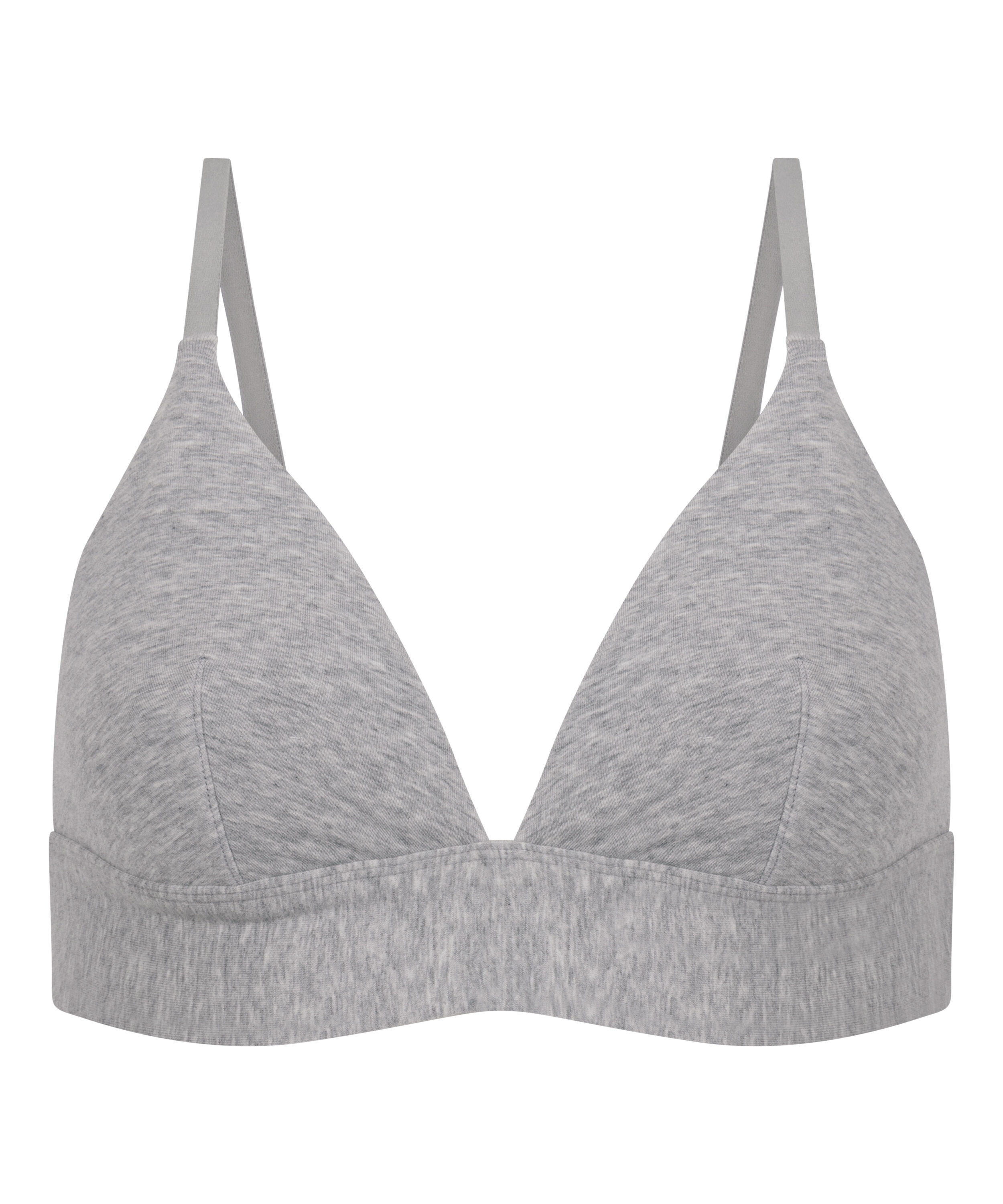 Bralette i bomull, Gr&aring;