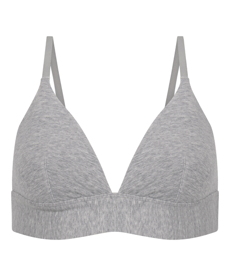 Bralette i bomull, Gr&aring;