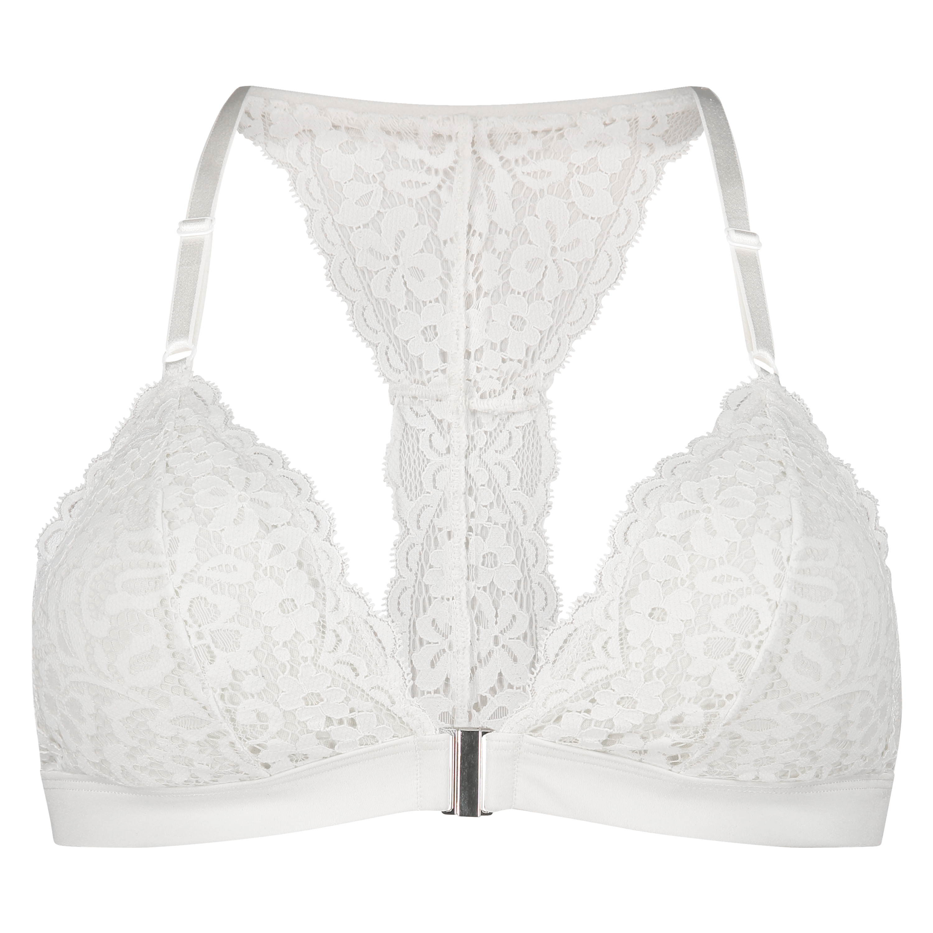 Marina foret triangel-bralette, Hvit, main
