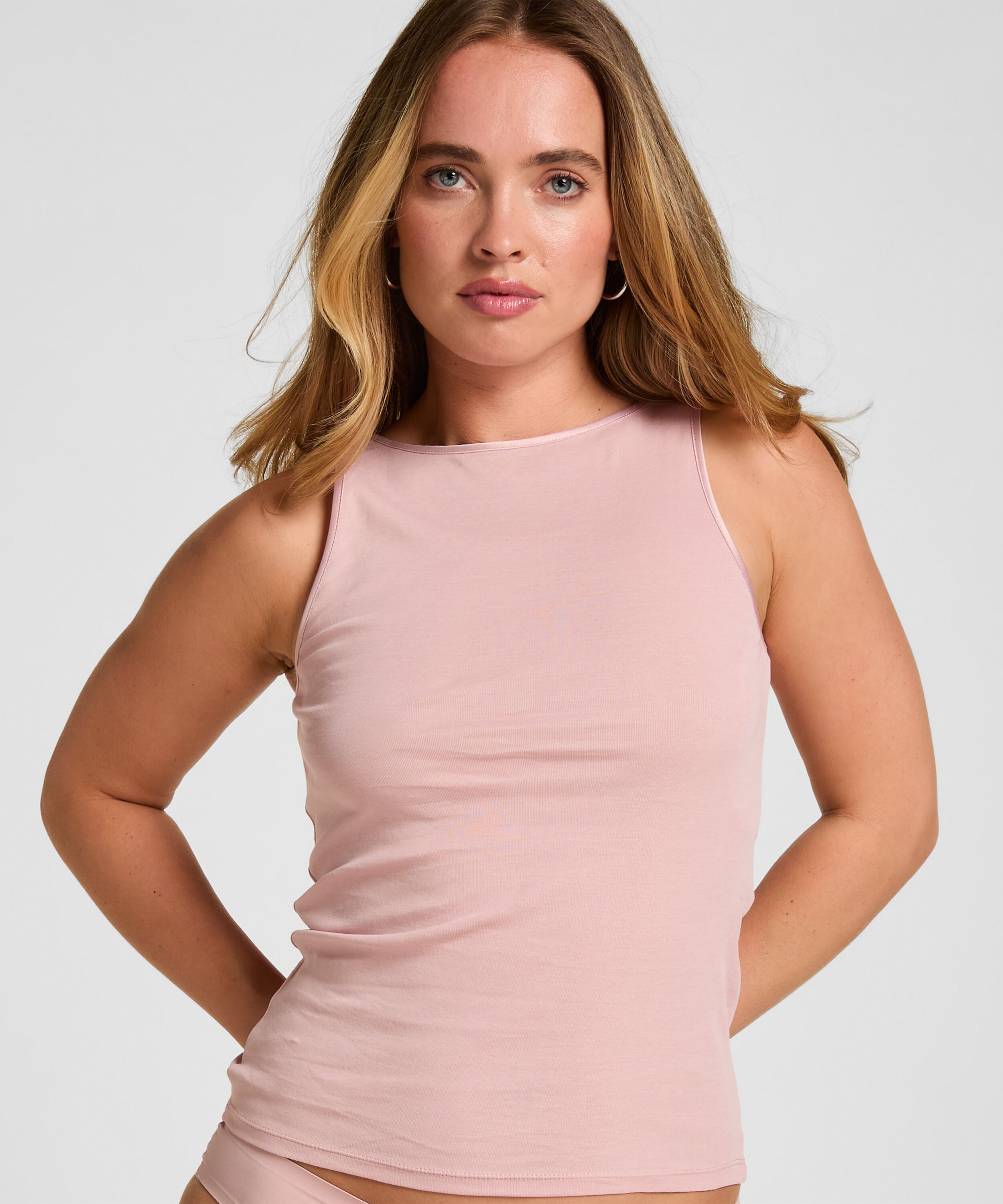 Singlet Basic Dame, Rosa Singlet Basic Dame, Rosa