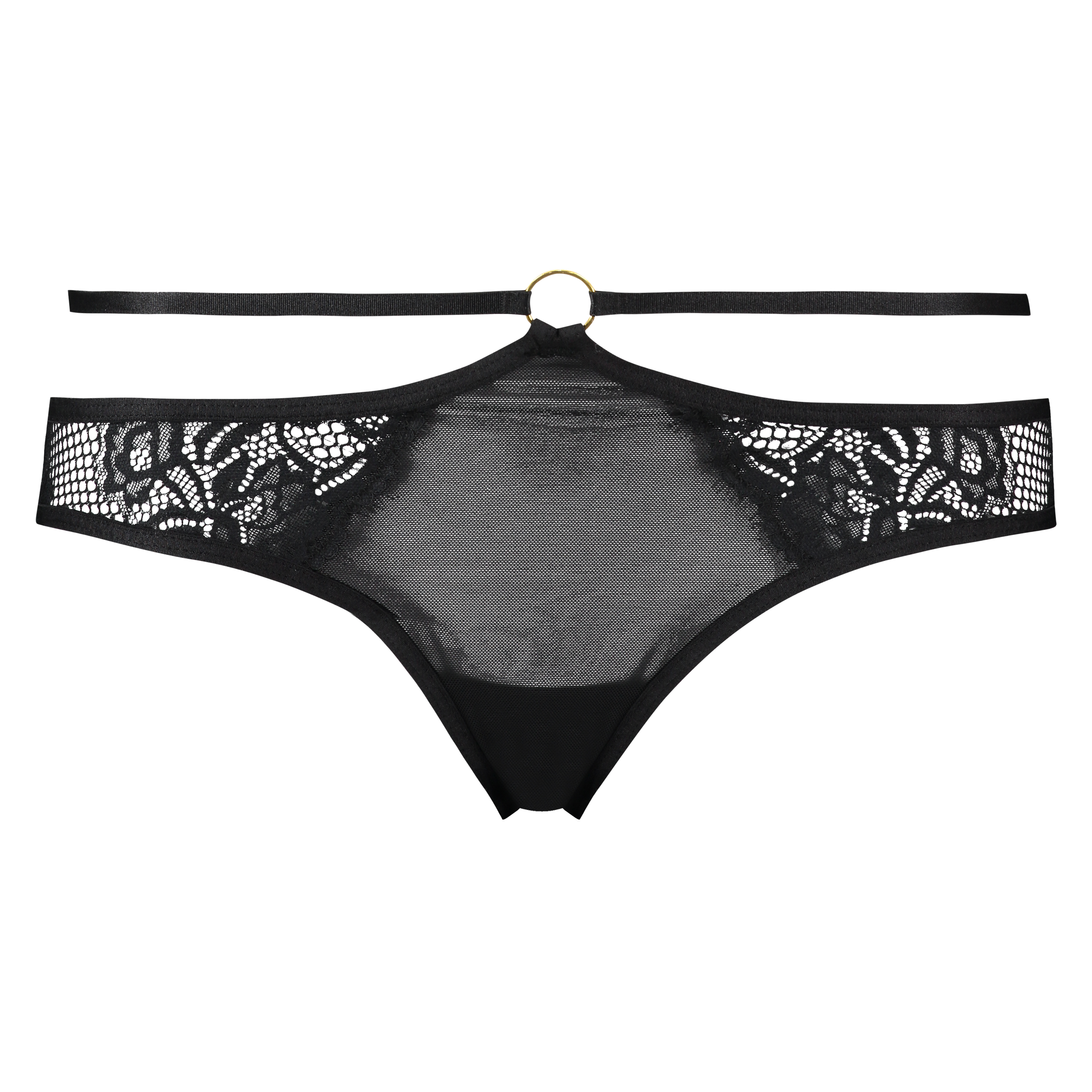 Jenny brasiliansk &aring;pen bakside, Svart, main