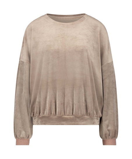 Lurex velurtopp, Brun