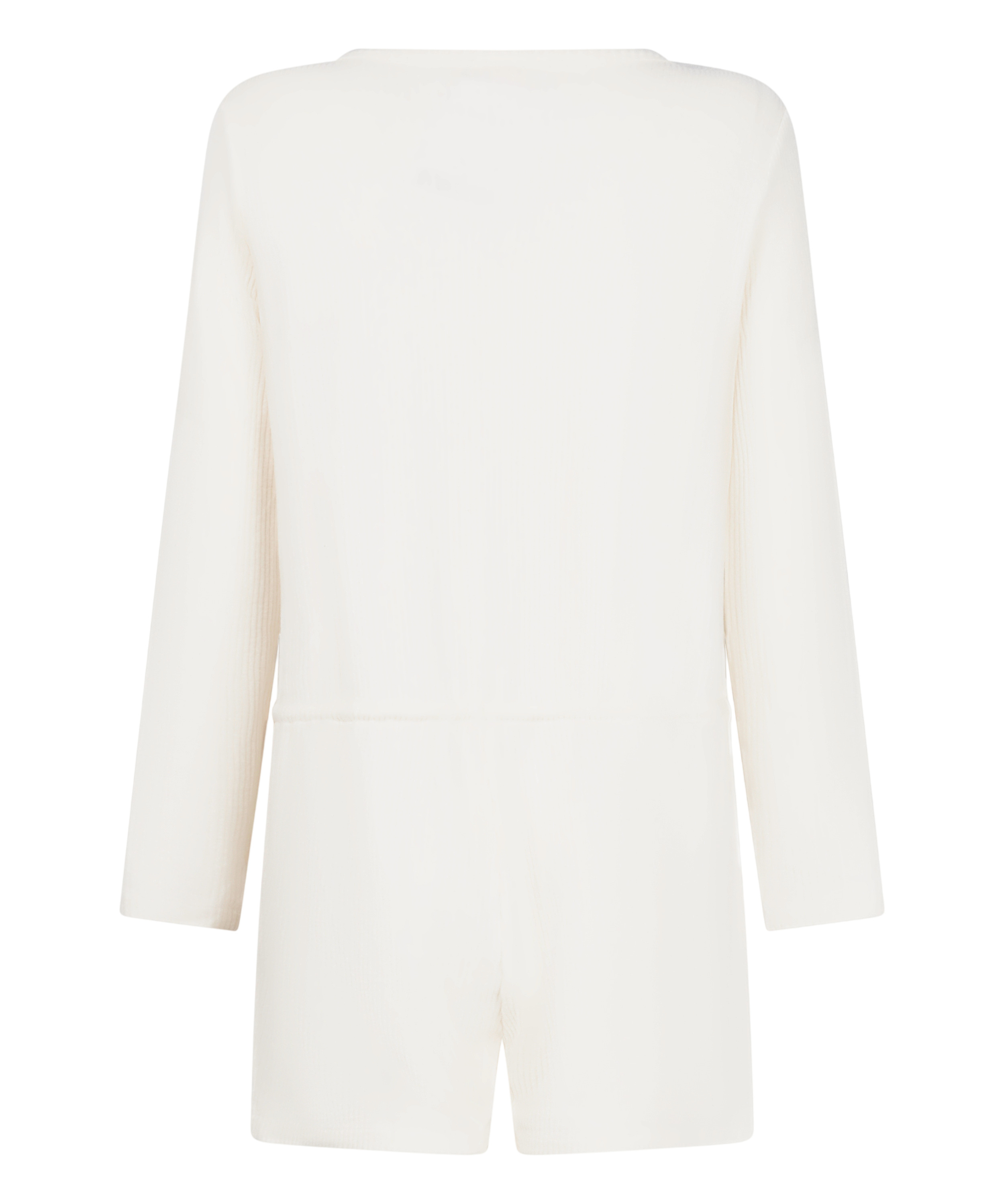 Onesie Short Jersey Rib, Hvit, main