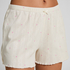 Pointelle Short, Hvit