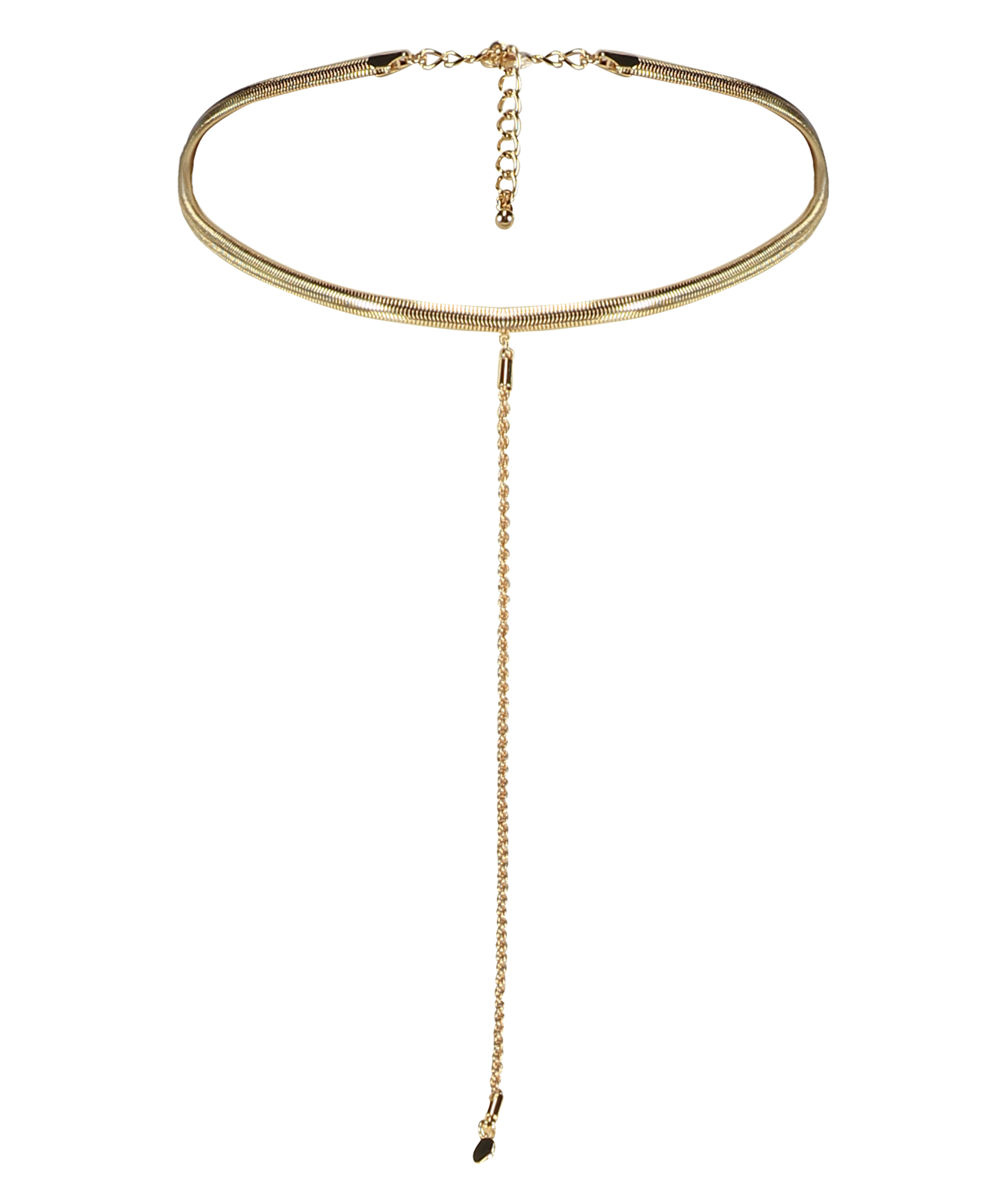 Stramt halskjede, Gul, main