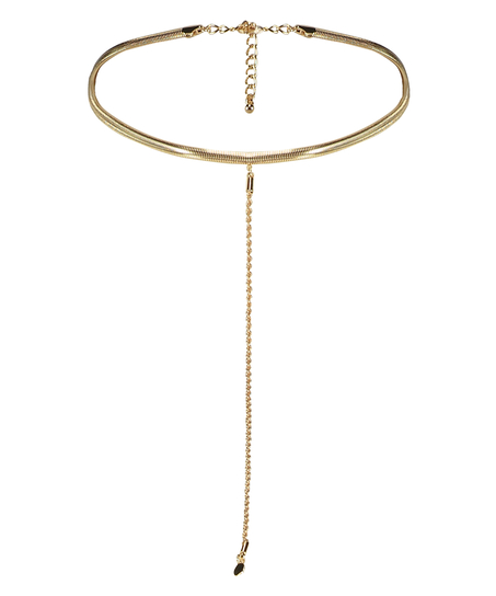 Stramt halskjede, Gul