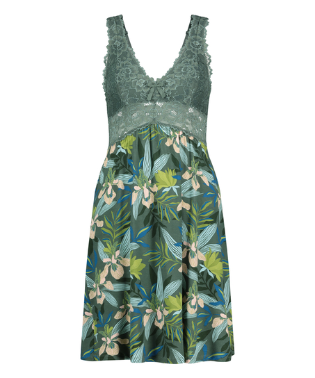 Nattkjole Nora Lace, Gr&oslash;nn